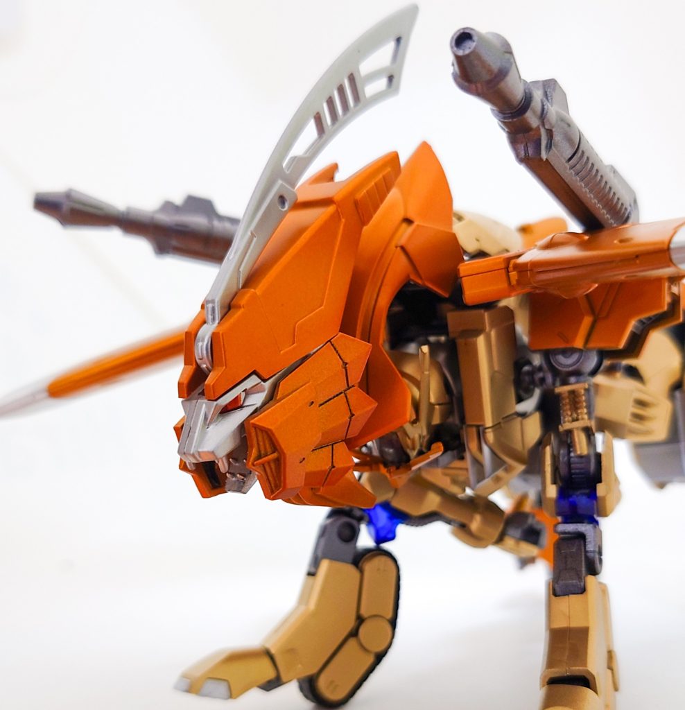 ライオンの顔の部分が特にお気に入りです!