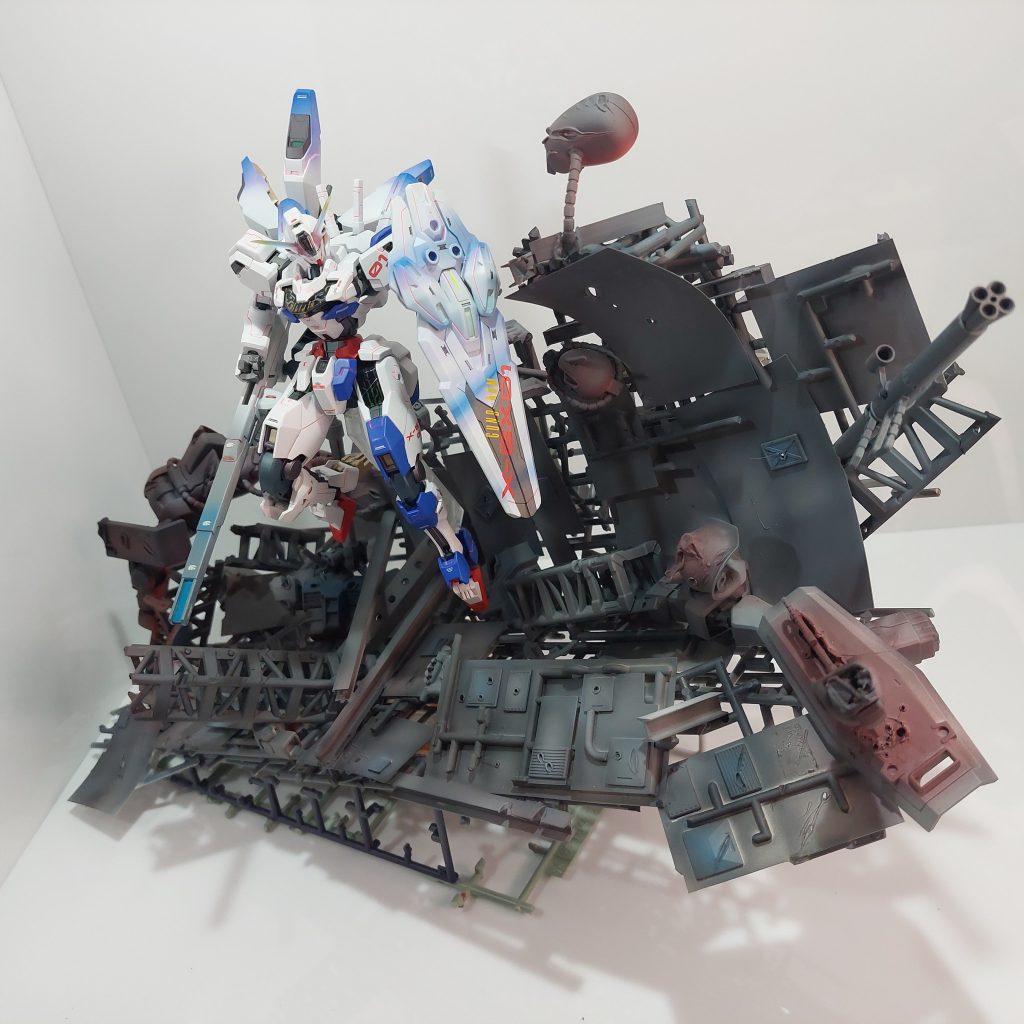 宇宙デブリをイメージして作ったアクションベースです( ・`д・´)あくまでもアクションベースです( ・`д・´)ジオラマでは無いです❗