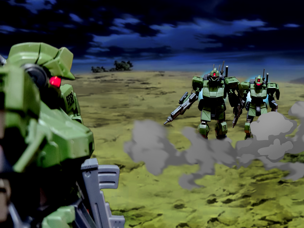 ロボ「おっ!リディアとギドが来たぜ」リディア「やっほーロス~ロボ~♪」ギド「てめぇら遊んでたんじゃねぇよなぁ!?爆発が見えたぞ!」ロス「遊んでない!」