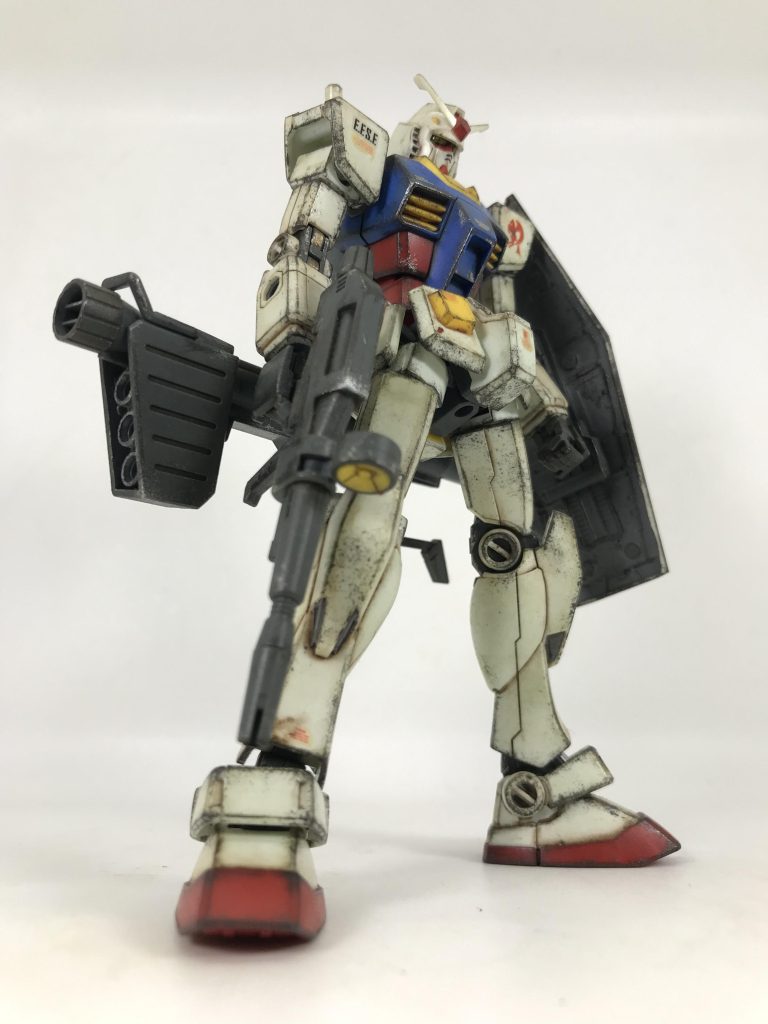 ツインアイ…クリアパーツのままだと全く目立たないですね😨あ〜ウェザリング作品の話戻りますが…ガンプラのウェザリングってあまり人気ないのですかねぇ人気作品に選出される作品もピッカピカの綺麗なガンプラが多いし🕵️♂️個人的にプラモのウェザリング技法は…スケールモデルはもちろん、ガンプラを魅力的に観せる最高の技法だと思うのですが…😅(あくまで私の趣向です)