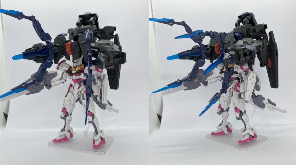 一応、ルブリスのバックパックは腰にマウントできるようにもしています。ウルⅡとともにガンビット展開したらパーメットスコア上がりすぎてヤバそうですが。