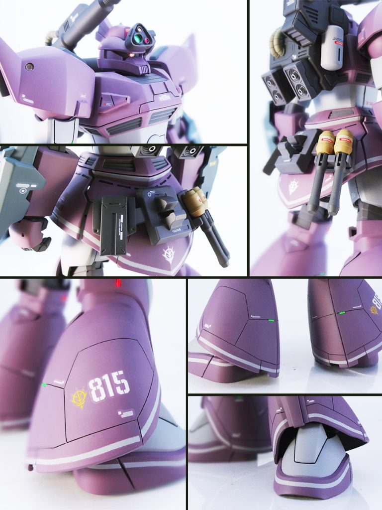 815のマーキングはジオン建国記念日にちなんでつけました。ついでに完成日も8月15日という事にしました。