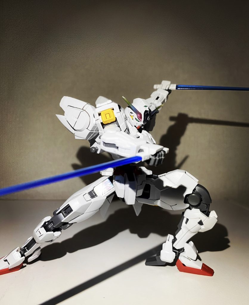 水星の魔女シリーズは初めて触りましたが、パーツ数も多くなくとても作りやすいキットでした