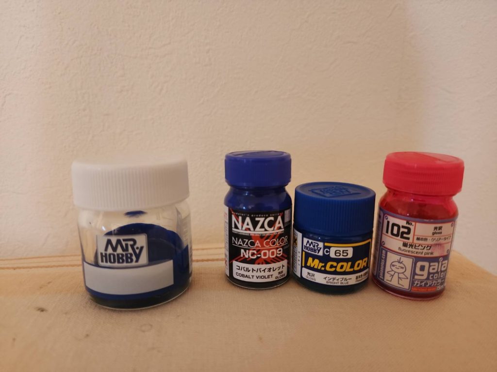 ぷらばん秘伝のタレ(フィニッシャーズが売っていなかったのでコバルトバイオレットで代用。結果的にほとんど同じ色になってうれしいです。)