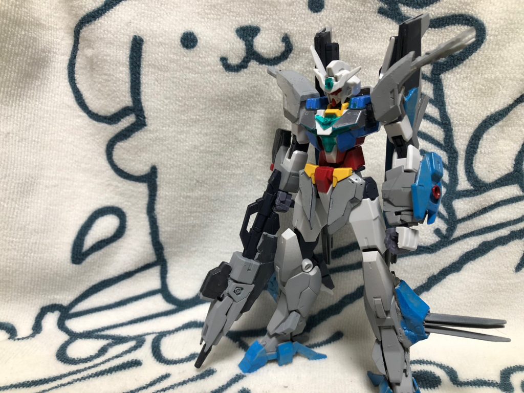 使ったキットはジュピターヴガンダム、ヴィートルウェポン、ダブルリベイクライフル、ジャンクパーツです。 