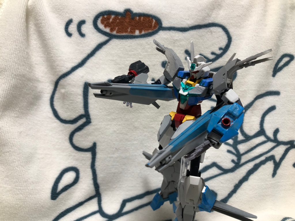 ダブルリベイクライフルを使ったVSBRを再現腰サーベルは武器を構えた際干渉したので断念しました。