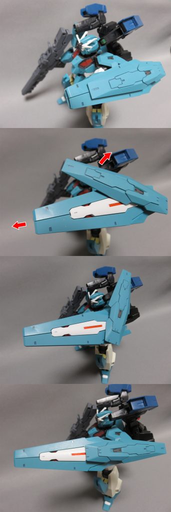 シールドは変形して大型ビームキャノンに