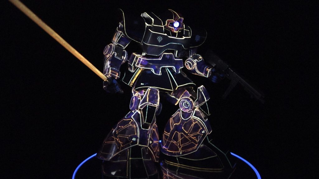 MG ドム(クリアカラー)　蛍光塗装–5枚目/制作者：セリカ3