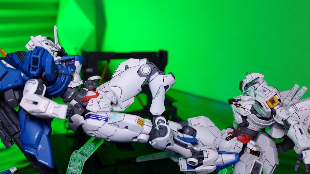 せっかくなのでキャリバーンとの対決シーンも撮ってみました。