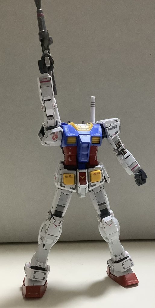 ラストシューティングのポーズで