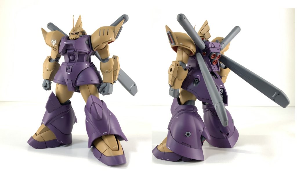 アクションフィギュアROBOT魂を分解し、合わせ目/ヒケを含めた表面処理、ディテール追加、塗装を行いました。ハンドパーツも変更しています。