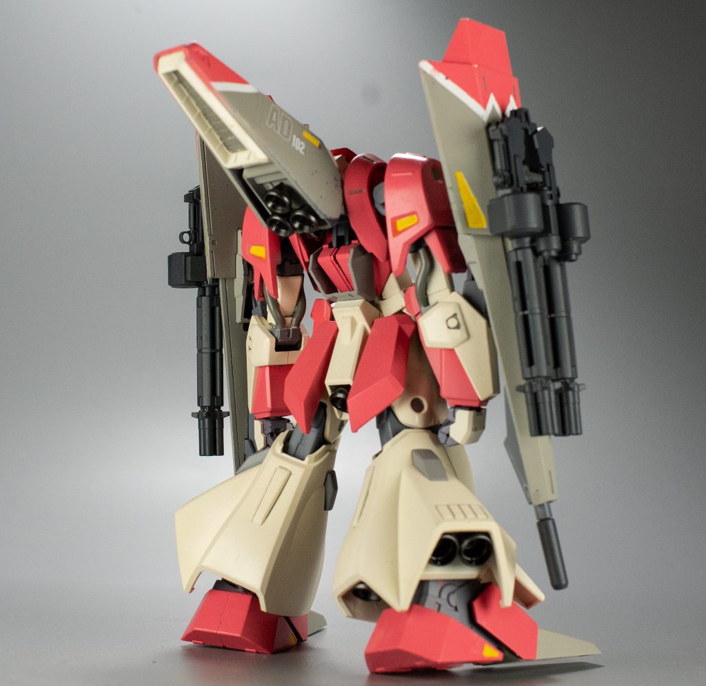 ギャプランにビームガトリング付けたら格好いいんじゃないかと思ってつけました