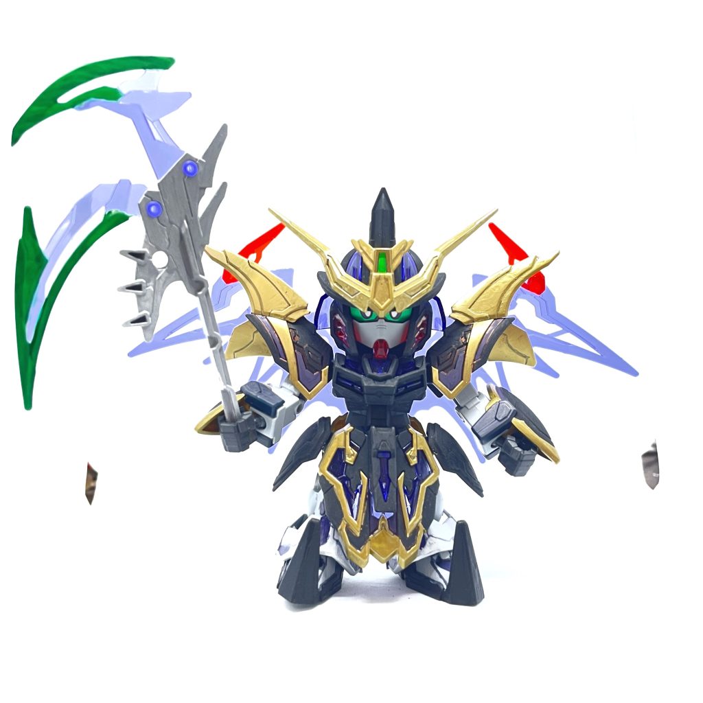 「鎌は緑で」との事だったので緑に着色蛍光グリーンで筋をつけて躍動感（？）を表現してみました(*´∀`)ノ