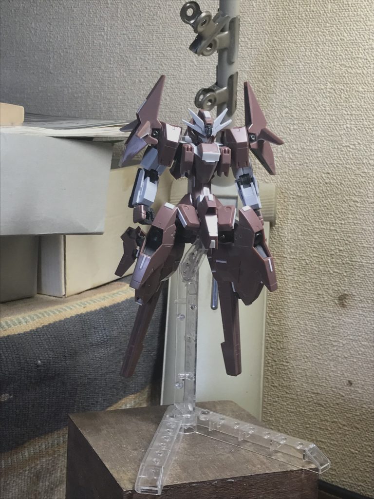 ▲ディテールアップを始めたあたりの写真がありました ソーンを作ったことある人なら一瞬で分かると思いますが 特徴的な腕がまんま胴体になってます♪