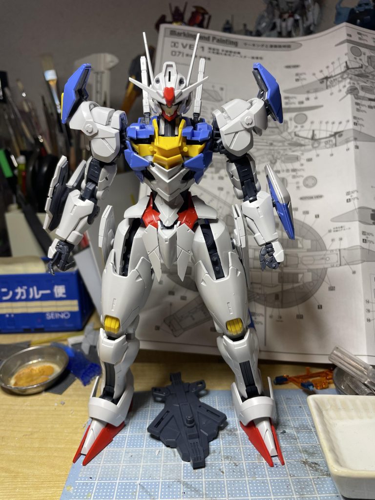 仮組み。2時間位で組み上げられました。