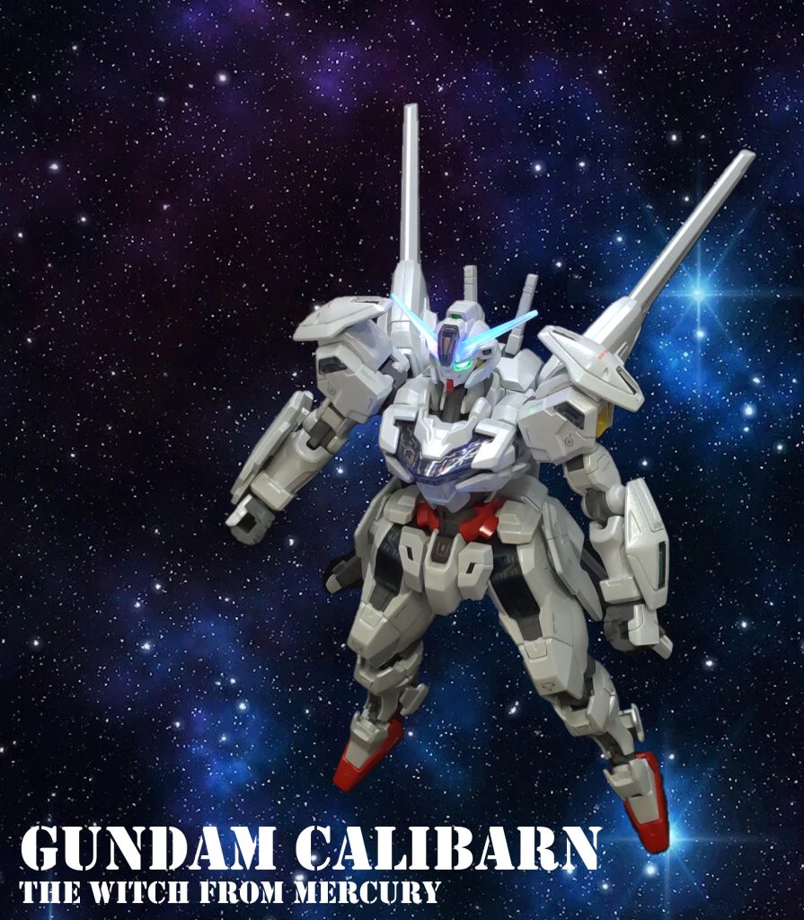 普段やんないんですが、宇宙の背景と重ねてみました。白いモビルスーツなのが余計に映えてていい感じになりました。