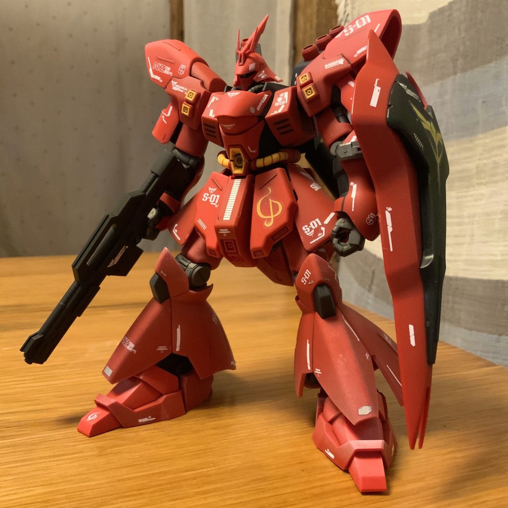 無塗装でもデカールでそれっぽく！HGサザビー–2枚目/制作者：Kinpla