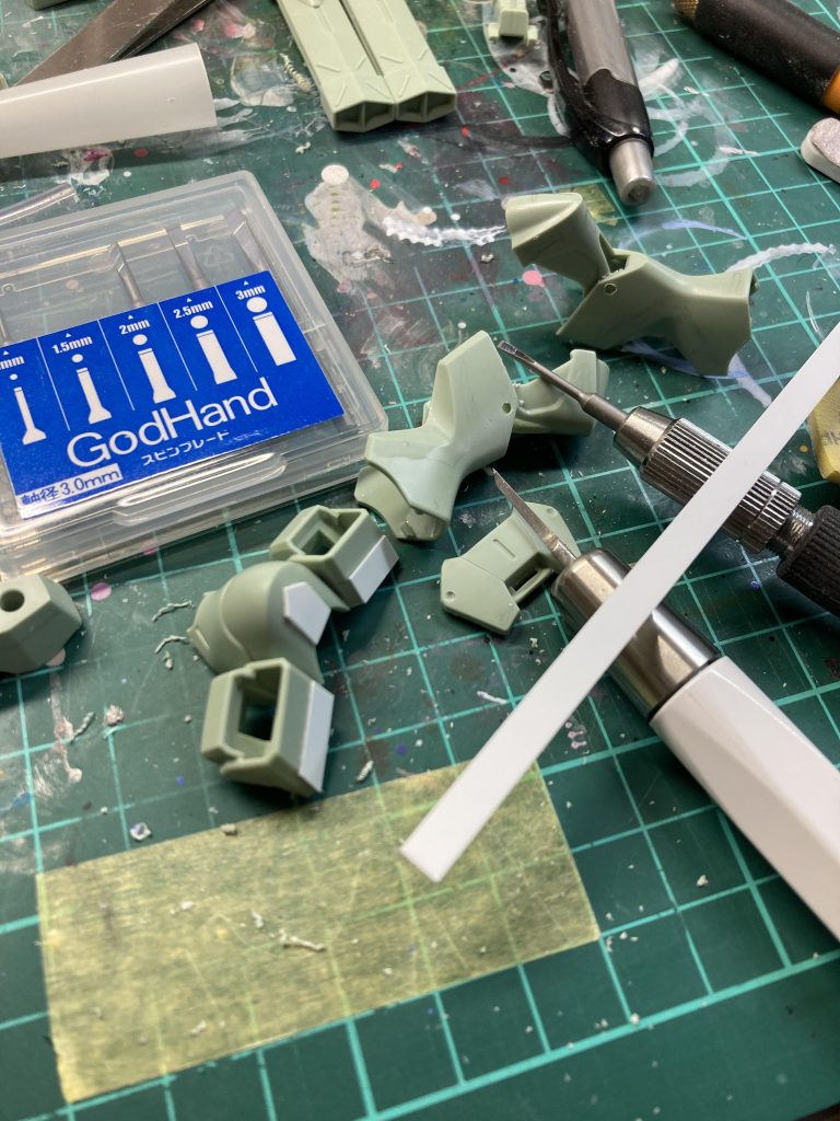 これら小道具類を駆使してディテールUPしていきました。