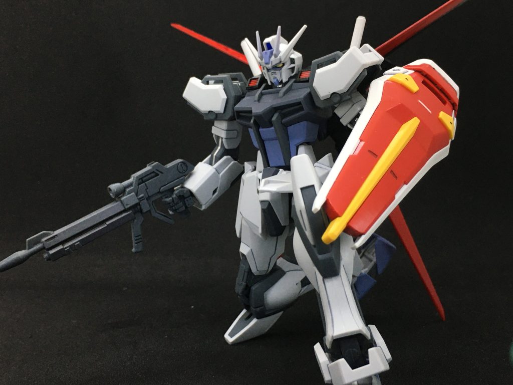 バルトフェルド戦ラストのフェイズシフトダウンを起こした直後のイメージで。