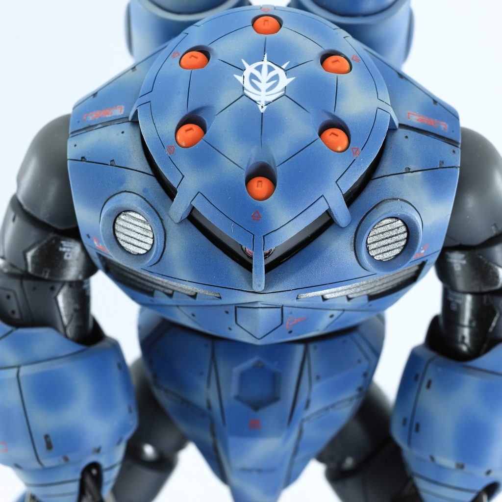 ミサイルの弾頭をオレンジにしましたが、白くすすけた表現にすればよかった。