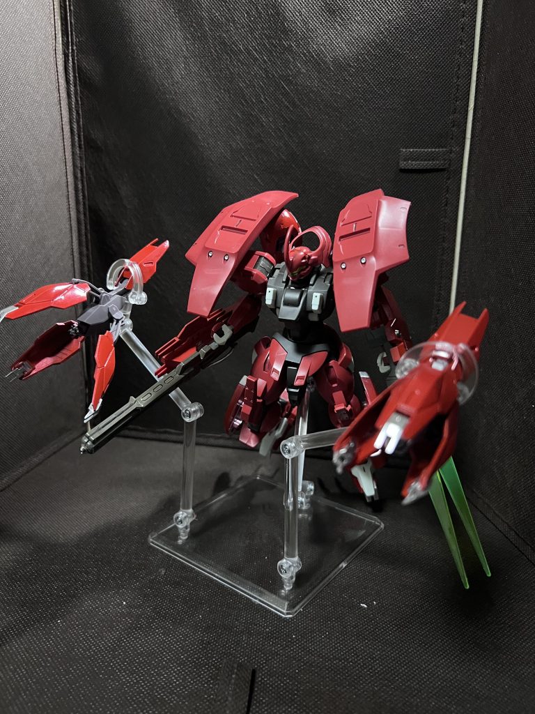 戦闘シーンです。ドローンはミカ腕とシールドドローンです。