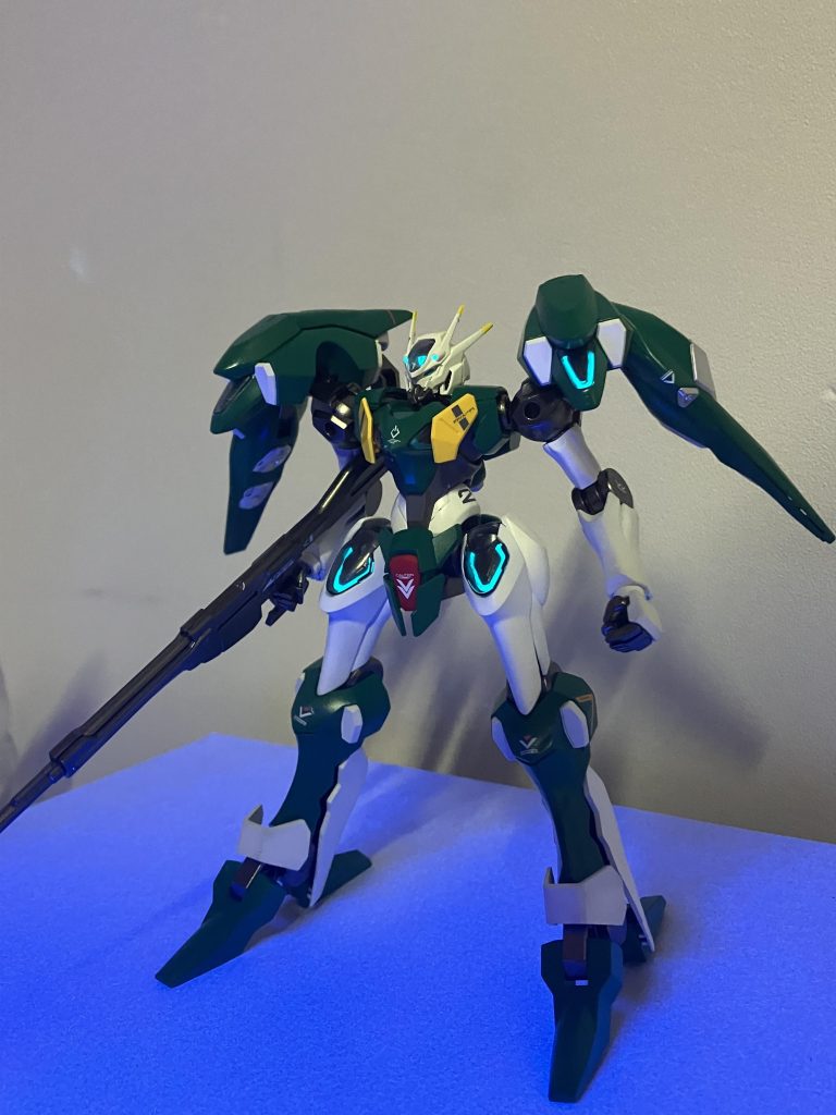 例の如く発光もGNっぽい色に変更