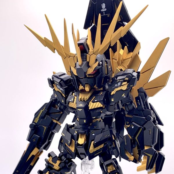 MGSD風 ユニコーンガンダム 2号機 バンシィ|ちゃたぬさんの MGSD風 ユニコーンガンダム 2号機 バンシィ|ちゃたぬさんの