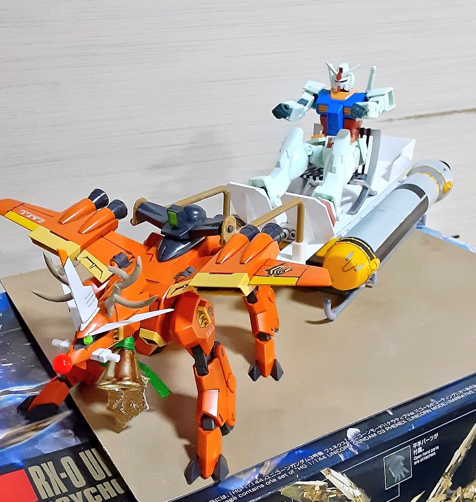 ソリ(ブースターベッド)を引けるようにパーツも作成し、連結できます( ≧∀≦)ノ