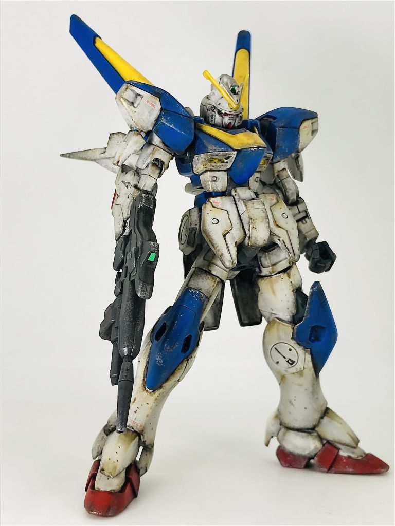 HG V2ガンダム 無塗装 お手軽ウェザリング