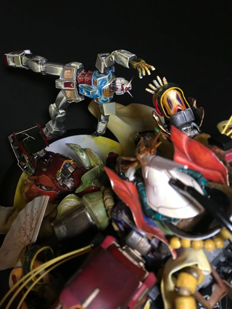 ガンダムの正面からもう少しで手が届くソノ距離感がこの作品のイチバン重要な意味を持っています。