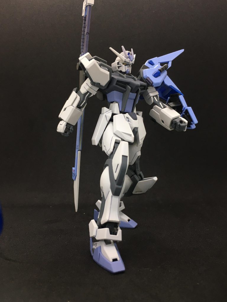 ソードストライカー装備でアークエンジェル艦内のカタパルトまで歩いて移動するイメージ。