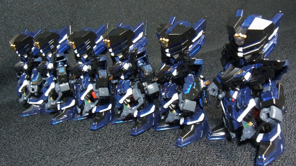 隊員が強そうにも弱そうにも見えるのは、劇中で無茶苦茶強いヤツを相手にしている時だけ映されているからだと思います。