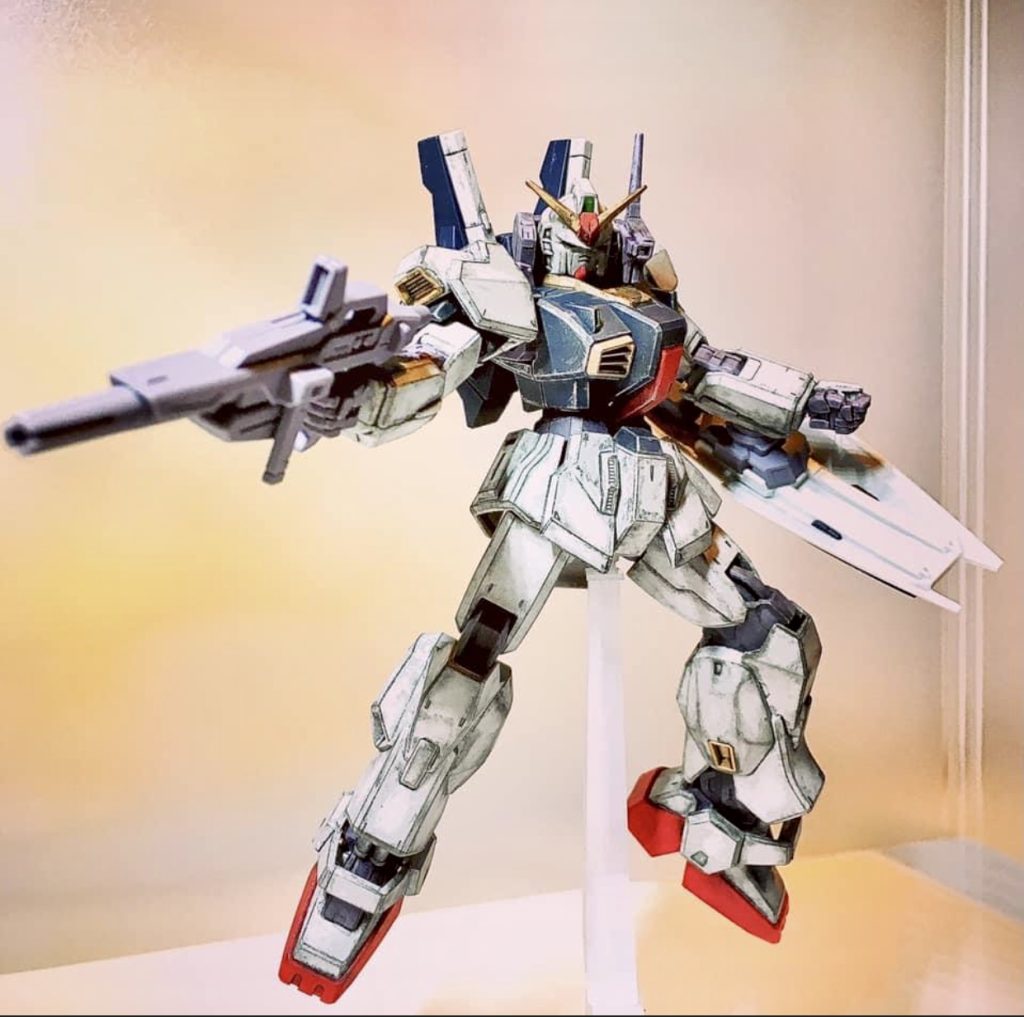 再塗装前の写真6年位前に作った時の作品です。当時は全てのラインに線を描き込むのにこだわってましたね。確か。