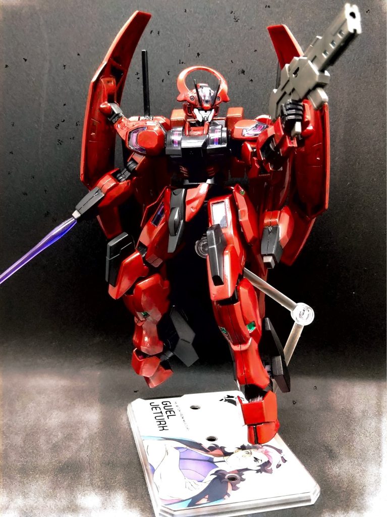 ビームライフルは以前作ったグエルディランザから拝借しました。