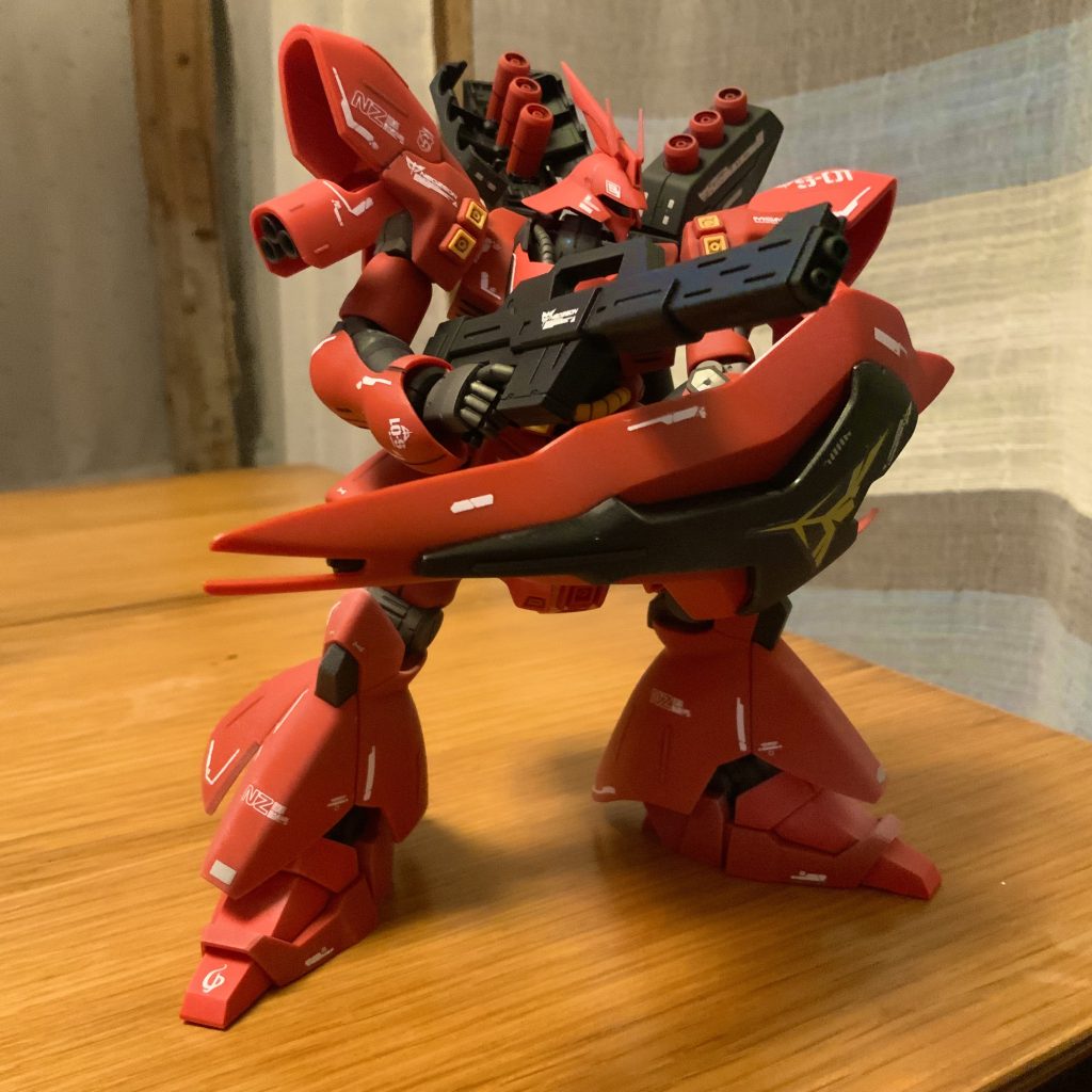 無塗装でもデカールでそれっぽく！HGサザビー–3枚目/制作者：Kinpla