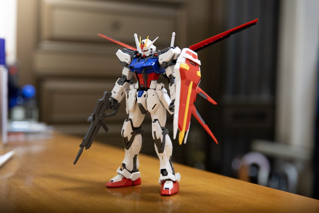 素組みの状態です。Ver.RMはプロポーションがかなり良いので、パチパチ組むだけでもカッコよく仕上がります。