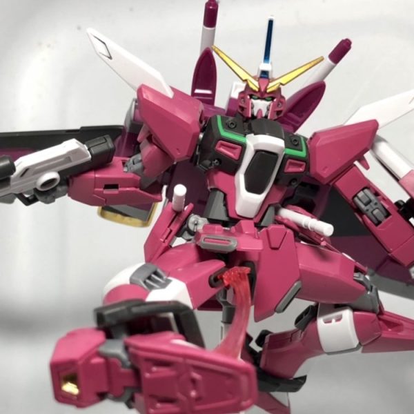 ∞ジャスティスガンダム　ごくごく部分塗装（ほぼ素組）