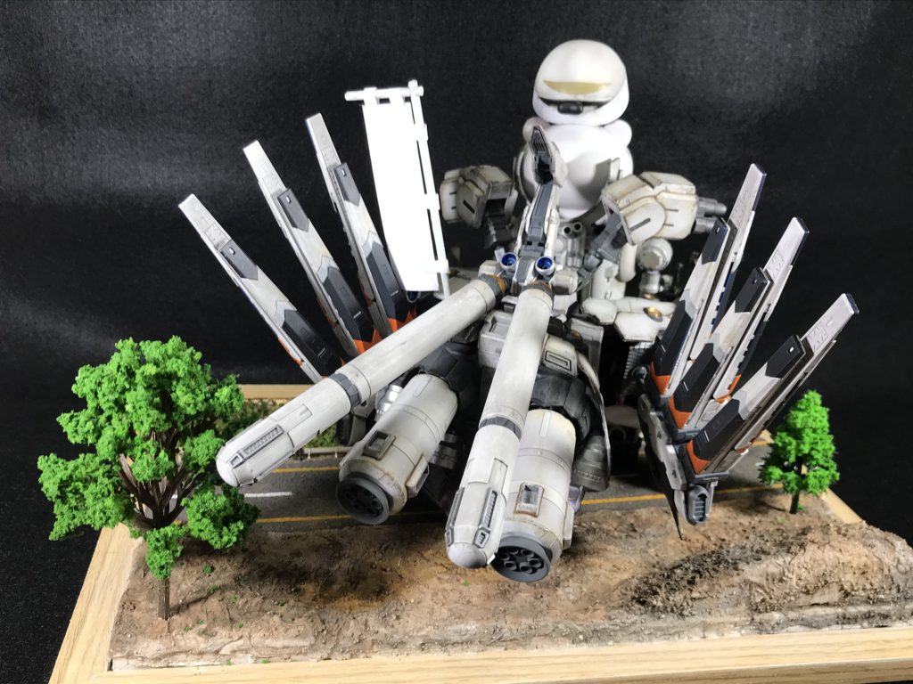 バックショットハイパーνガンダム作製で余ったバックパックをこれでやっと使用することができました😃(笑)余ったパーツは無駄にしない…これぞtamama流