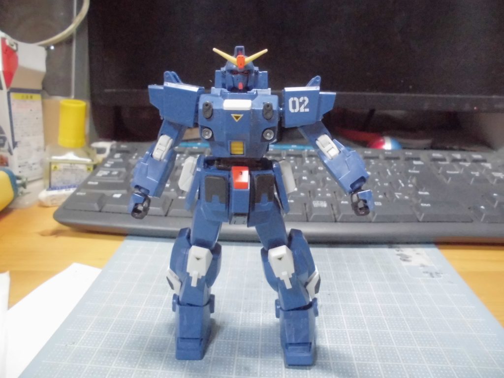 地上時のバックパックで”EXAM”発動時(正面)