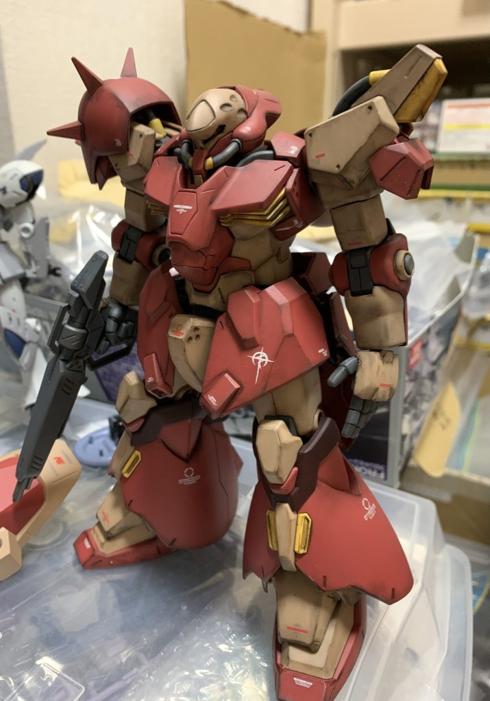 部分塗装は動力パイプの黄色くらい