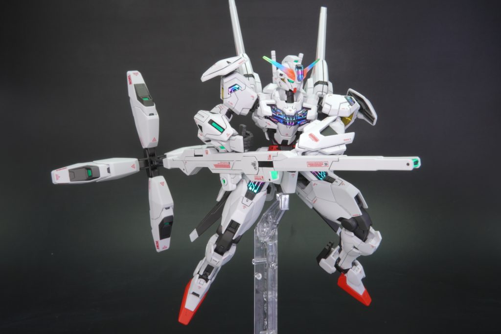 フル装備での一枚です。アーム部分を外すとバランス悪くなりますね…ここまで、ご覧頂きありがとうございました。