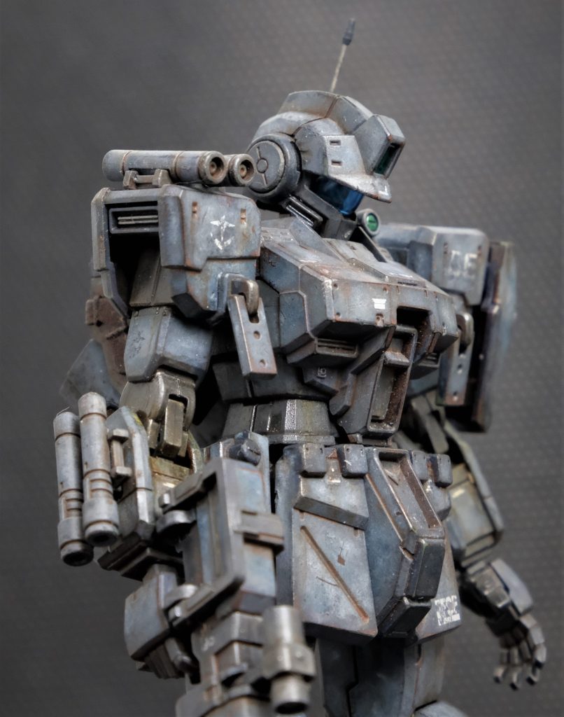 バイザー有バージョン。スパルタンはカメラディティールがしっかりあるのでバイザーで隠すのはもったいないなあと思いバイザー無しで完成としました。