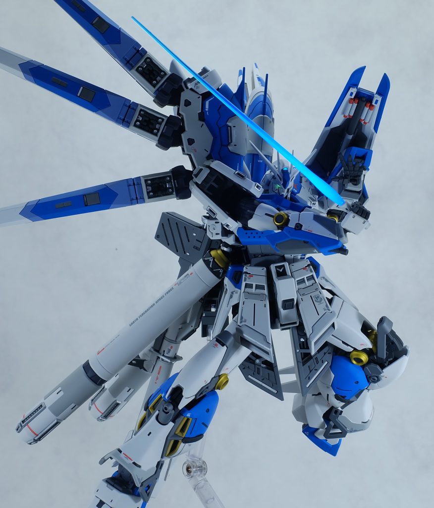 RG Hi-νガンダム　＋ハイパー・メガ・バズ―カランチャー＋エフェクト–7枚目/制作者：Tomato.nit