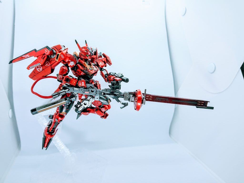 ・スマートバスター装備・制作中にガンダムキャリバーンの装備を見て急遽でっち上げた武器です