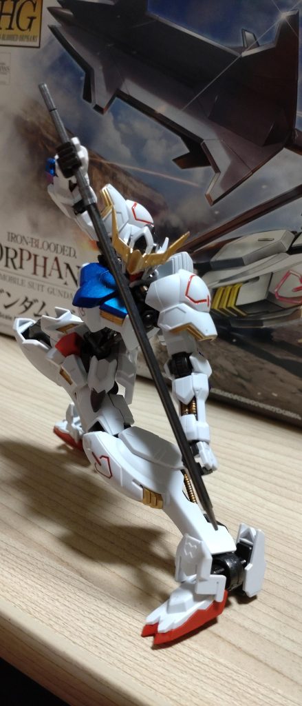 HG ガンダムバルバトス　部分塗装–3枚目/制作者：しまむら