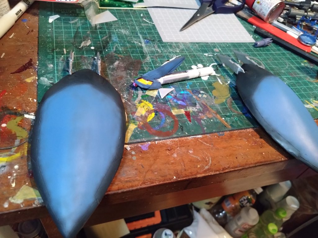 表面処理をサボりすぎた為にガタガタに・・・(^_^;)　後はキレイな均等作成させられる用に修行が必要だと感じさせられました(T_T)