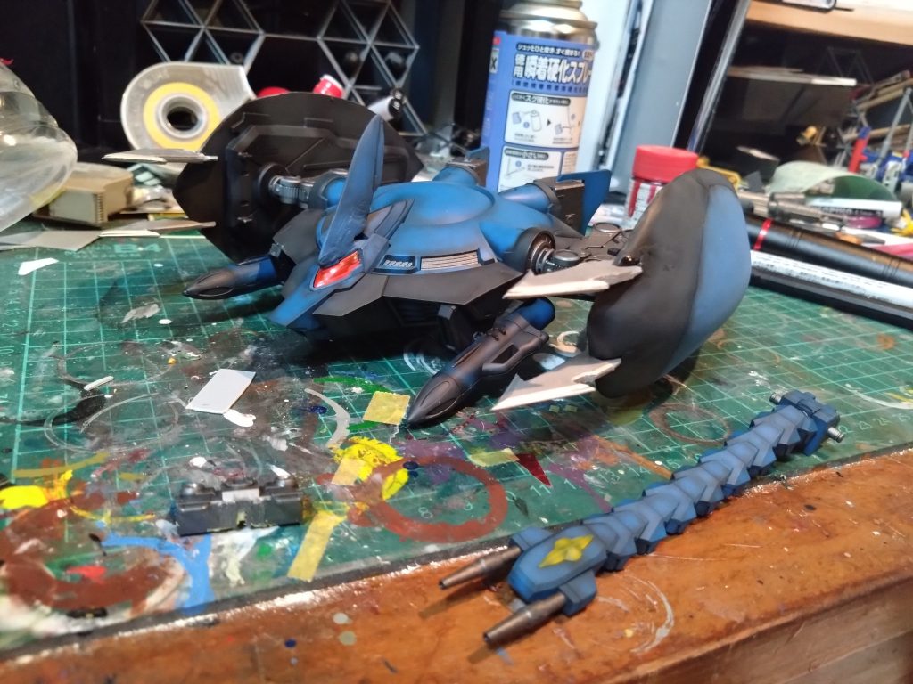 今回は色々といい経験になりました。　　　　　　　まだまだやることも見つかったのでチャレンジして行こうと思います😊取り敢えずは重量の軽量化が最優先かな？　　　　　　バックパックだけでもMGサイズの機体より重いのはさすがに・・・(^_^;)