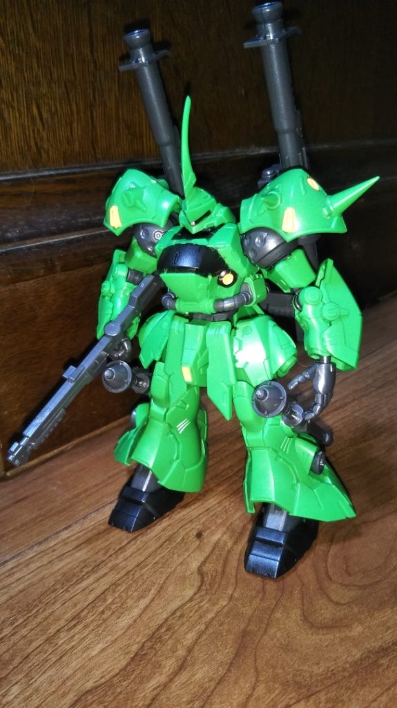 　フル装備状態です。　やはりケンプファーは、この武装てんこ盛り状態が映えますね。