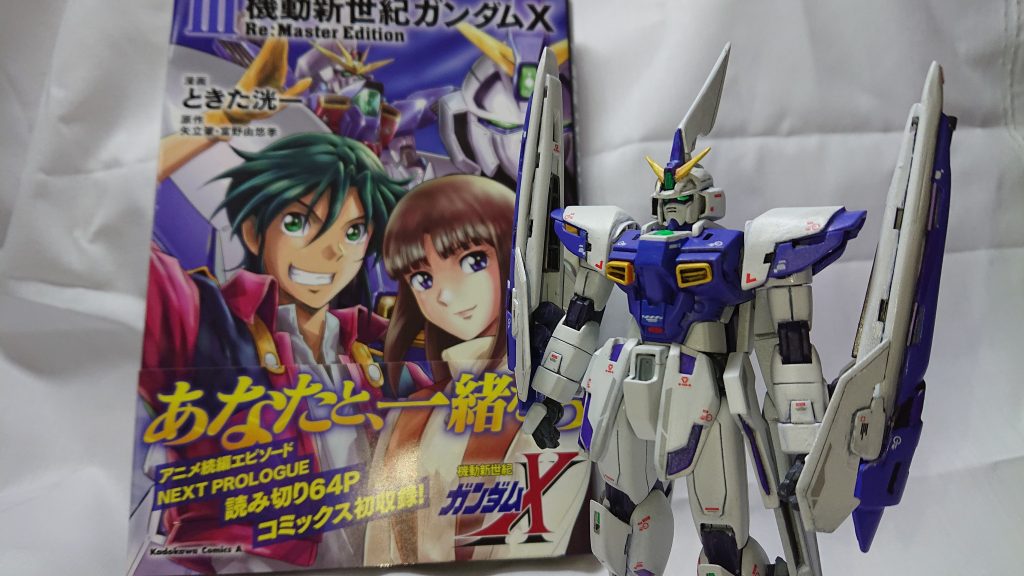 読み切りのアニメ続編エピソード「あなたと、一緒なら」に登場のカリス・ノーティラス専用ガンダムです。