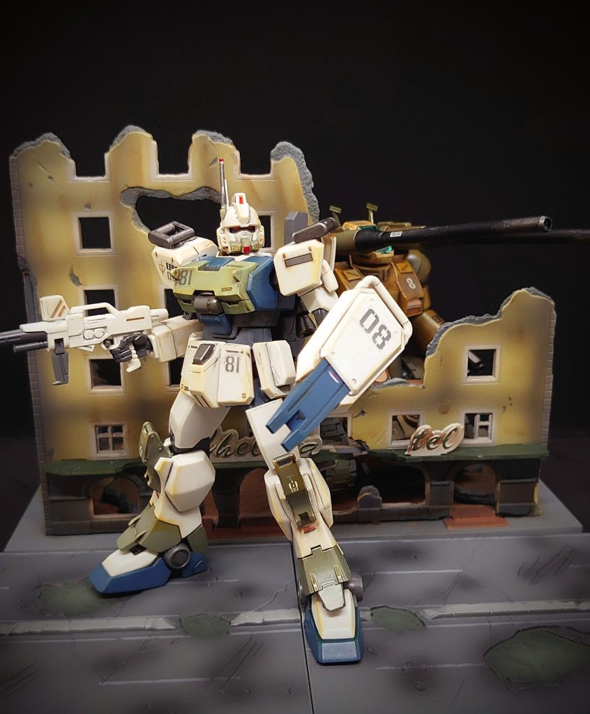 タンクを守ります稚拙な出来ですが、最後までご覧いただき、感謝です!